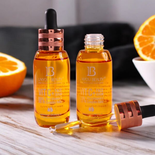 Lakyou Beauty Vitamin C Face Serum – 98% Pure Vitamin C Complex For Luminous Glow, Brightening, Firming & Repairing, 50ml