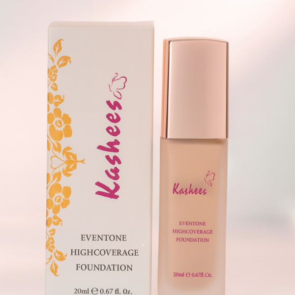 Kashees Liquid Foundation – Ivory Shade, 20ml, Full Coverage Makeup Base